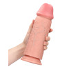 Realrock - Ekstra Tykk Dildo uten pung - 25,4 cm - Lys hudfarge