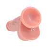 Realrock - Dual Density Vibrator Dildo med thrusting - 7"/17,8cm - Beige Realrock - Dual Density Vibrator Dildo med thrusting - 7"/17,8cm - Beige