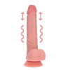 Realrock - Dual Density Vibrator Dildo med thrusting - 7"/17,8cm - Beige Realrock - Dual Density Vibrator Dildo med thrusting - 7"/17,8cm - Beige