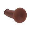 Realrock - Dual density sliding skin - Dildo i silikon - 8"/21cm - Brun Realrock - Dual density sliding skin - Dildo i silikon - 8"/21cm - Brun