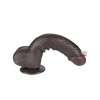 LoveToy – 9.5" Sliding Skin Dildo – Mørk Hudfarge LoveToy – 9.5" Sliding Skin Dildo – Mørk Hudfarge