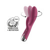 Satisfyer - Spinning Rabbit - Rabbitvibrator med rotasjoner - Rød Satisfyer - Spinning Rabbit - Rabbitvibrator med rotasjoner - Rød
