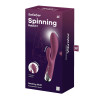 Satisfyer - Spinning Rabbit - Rabbitvibrator med rotasjoner - Rød Satisfyer - Spinning Rabbit - Rabbitvibrator med rotasjoner - Rød