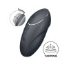 Satisfyer - Tap & Climax - Tappende Klitorisvibrator - Mørk Grå