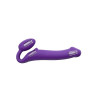 Strap-on-Me - Stroppeløs Strap On med Vibrering - Large - Lilla