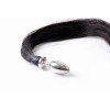 Metall buttplug med hestehale 