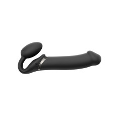 Strap-on-Me - Stroppeløs Strap On med Vibrering - X-Large - Sort