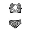 Le Desir - Key-Hole Fishnet Undertøysett - One Size