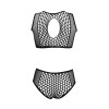 Le Desir - Key-Hole Fishnet Undertøysett - One Size