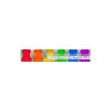 KHEPER GAMES - Regnbue Shotglass sett i penisform -  6 pk