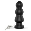 LoveToy - King Size Vibrating Anal Rigger  7,8" / 19,8 cm - sort 