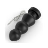 LoveToy - King Size Vibrating Anal Rigger  7,8" / 19,8 cm - sort 