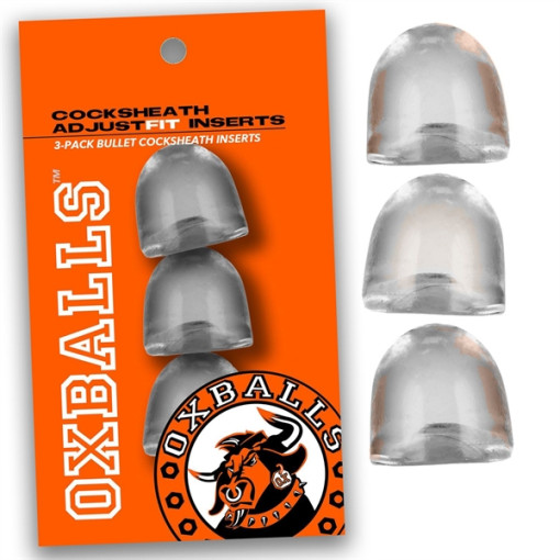 Oxballs ADJUSTFIT INSERT - 3 pk tilbehør -  Transparent 