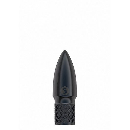 Royal Gems - Glitter - Oppladbar Bulletvibrator - Sort