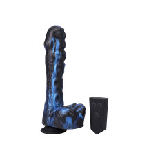 Tendril Thruster - Mini Fuck Machine - Thrusting dildo - Blå/sort Tentakkel