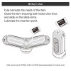 Tenga - Flip Zero Gravity - Vibrerende masturbator - Hvit