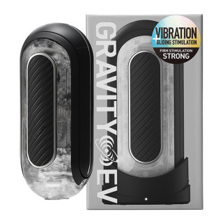 Tenga - Flip Zero Gravity - Vibrerende masturbator - Sort 