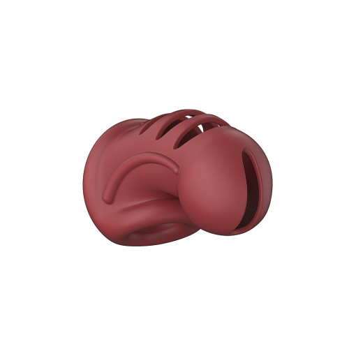 Man Cage - Model 28 - Kuklås Uten Lås - Silikon - Rød Man Cage - Model 28 - Kuklås Uten Lås - Silikon - Rød