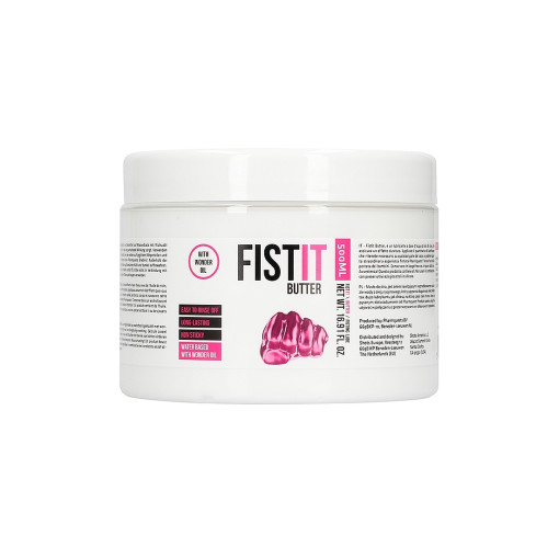 Fist It - Butter  - Vannbasert Glidemiddel med wonder oil - 500 ml 