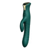 ZALO - Mose - Thrusting rabbitvibrator - Grønn ZALO - Mose - Thrusting rabbitvibrator - Grønn