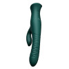 ZALO - Mose - Thrusting rabbitvibrator - Grønn ZALO - Mose - Thrusting rabbitvibrator - Grønn