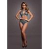 Le Desir - Key-Hole Fishnet Undertøysett - XS-XL - Blå