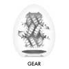 Tenga - Onaniegg - Stronger - Gear - Hvit 