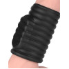 LoveToy -Wave Knights Ring -  Vibrerende Penis sleeve - Enkel Sort