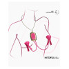 Intoyou - Tickly - Vibrerende brystklyper med kjede og app - Rosa  Intoyou - Tickly - Vibrerende brystklyper med kjede og app - Rosa