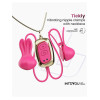 Intoyou - Tickly - Vibrerende brystklyper med kjede og app - Rosa  Intoyou - Tickly - Vibrerende brystklyper med kjede og app - Rosa