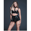 Allure - Naughty Nights - Latex-look bh og skjørt
