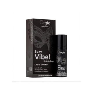 Orgie - Sexy vibe! High voltage - Flytende Vibrator Styrke 10 - sort