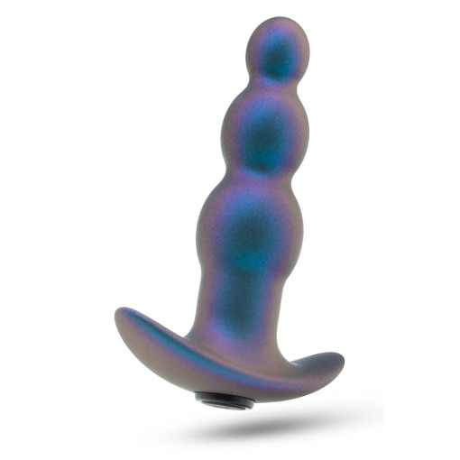 Anal Adventures - Anal kuler med vibrasjon - Expedition Plug - Blå/lilla