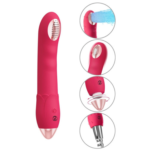 Showers to Orgasm - Dusjvibrator - Rød 