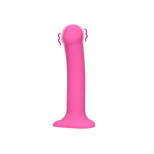 Loveline - Vibrator med base  - Medium - Rosa