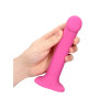 Loveline - Vibrator med base  - Medium - Rosa
