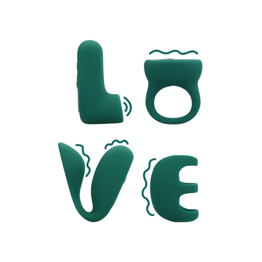 Loveline - Love - Vibratorsett - Grønn 