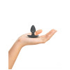 Ouch! Buttplugg - anker stopper - Gunmetal - small