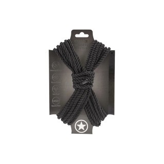 Ouch! Bondagetau - 10 meter - 6mm - Sort