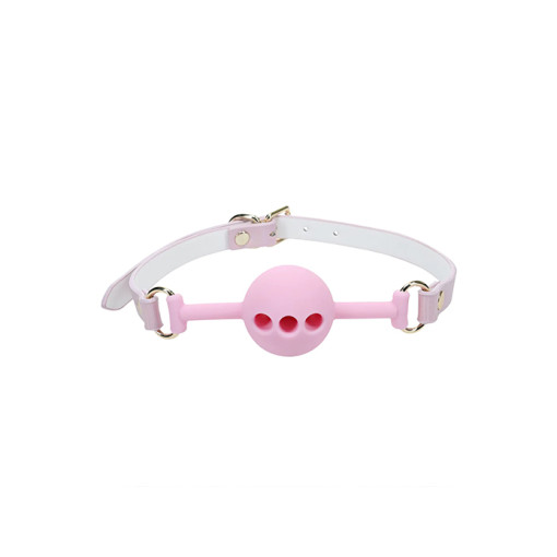 Ouch! Paris - Ballgag med pustehull - Rosa 