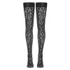Cottelli Legwear - Limited Edition - Hold Up Strømper Med Leopardmønster