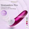 Womanizer Pro – klitorisstimulator med trykkbølger - Rosa