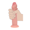 Realrock - Dual density sliding skin - Dildo i silikon - Lys hudfarge 6" Realrock - Dual density sliding skin - Dildo i silikon - Lys hudfarge 6"