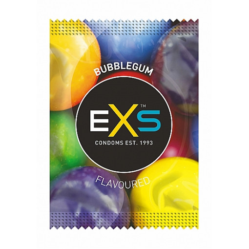 EXS - Kondom med tyggegummi smak  - 6 pk 