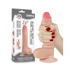 Lovetoy - 7" Sliding Skin Dildo - Lys Hudfarge Lovetoy - 7" Sliding Skin Dildo - Lys Hudfarge