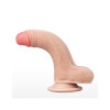 Lovetoy - 7" Sliding Skin Dildo - Lys Hudfarge Lovetoy - 7" Sliding Skin Dildo - Lys Hudfarge