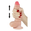 Lovetoy - 7" Sliding Skin Dildo - Lys Hudfarge Lovetoy - 7" Sliding Skin Dildo - Lys Hudfarge